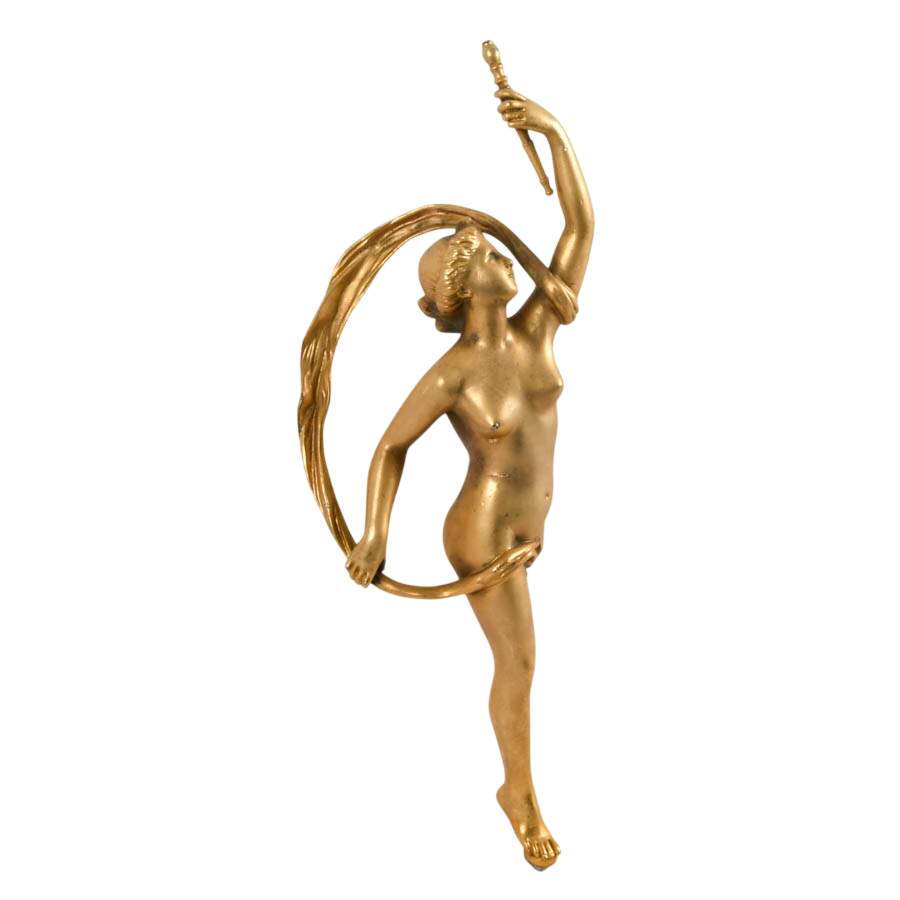 Art Deco Cold-Painted Spelter Figure-2