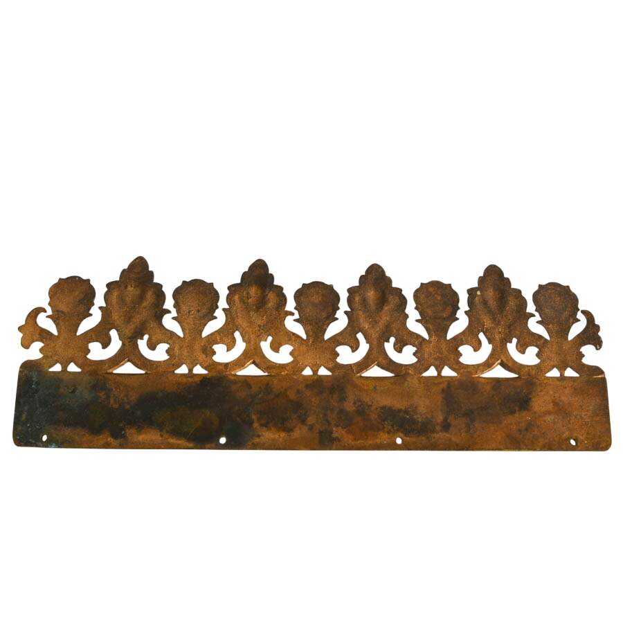 Antique Gothic Revival Bronzed Gilt Architecture Décor-4