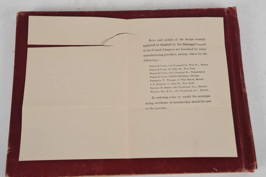 Antique Harvard Portfolio 1897 Yearbook Belonged to Dr. R. R. Hollister-9
