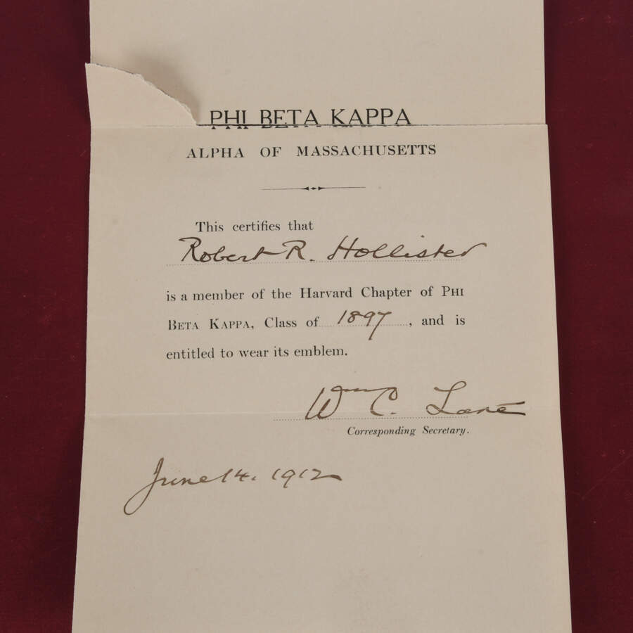 Antique Harvard Portfolio 1897 Yearbook Belonged to Dr. R. R. Hollister-8