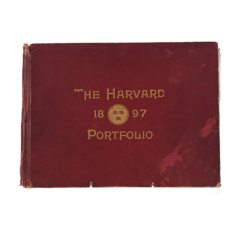 Antique Harvard Portfolio 1897 Yearbook Belonged to Dr. R. R. Hollister-1
