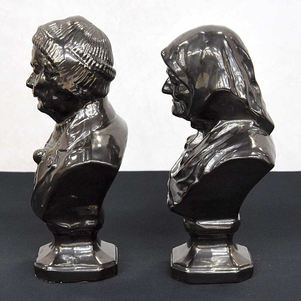 Pair of Holland Mold Busts of Old Salty Sea Dog and Old Sea Hag-3