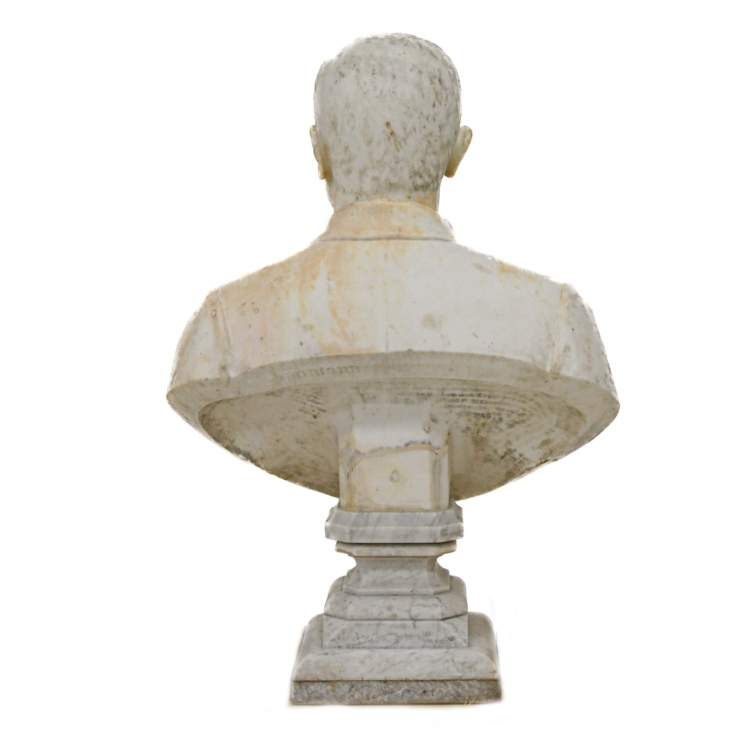 Life-Sized Marble Bust of Lucio Fontana-7
