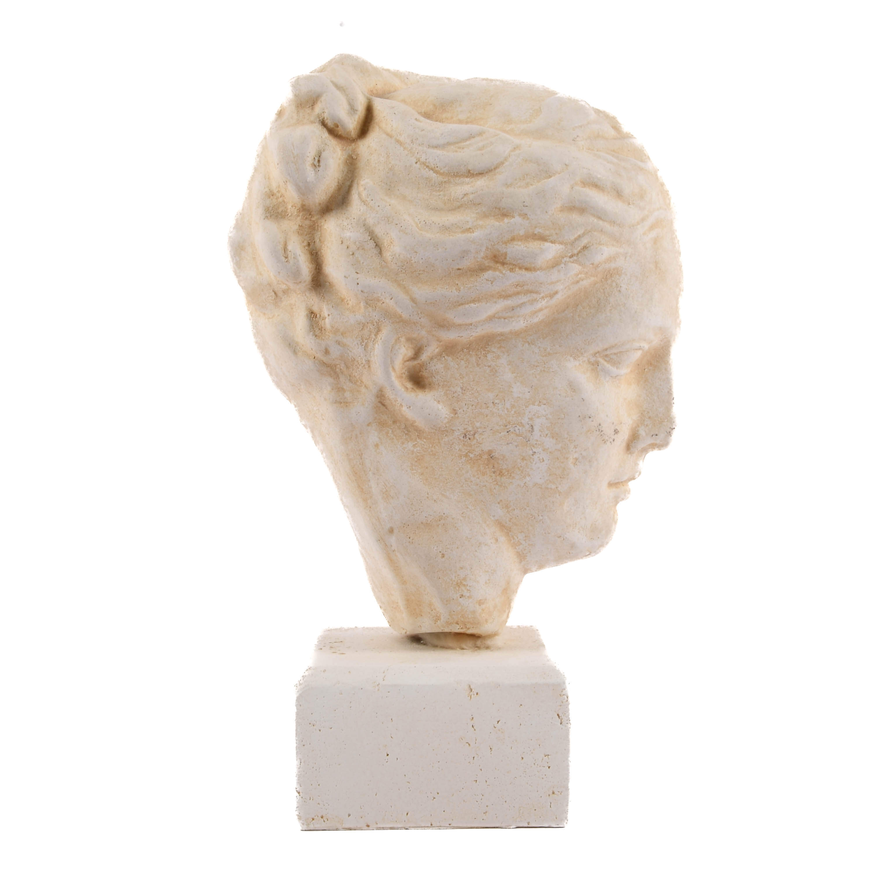 Greek Goddess Hygeia Stone Bust by Nick Botsas-6