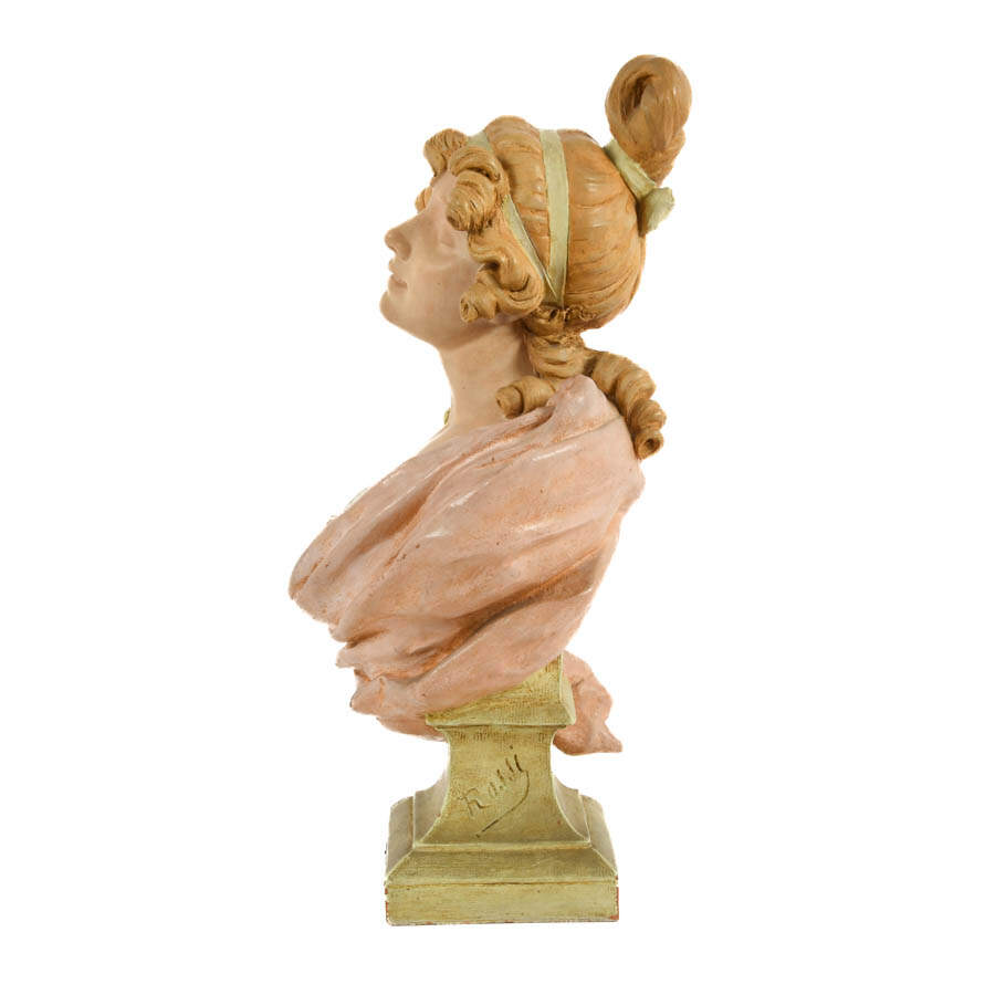 Art Nouveau Coquette Bust by Rossi-4