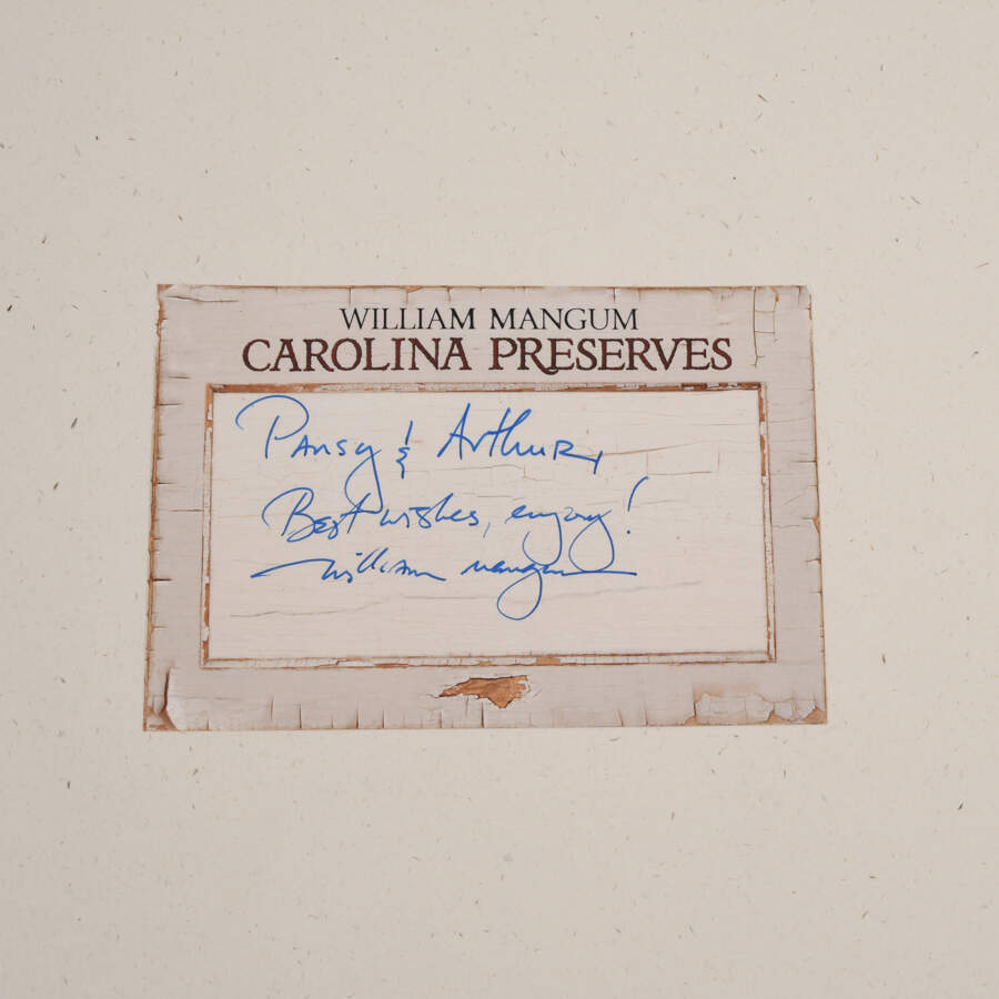 William Mangum Carolina Preserves Book-3