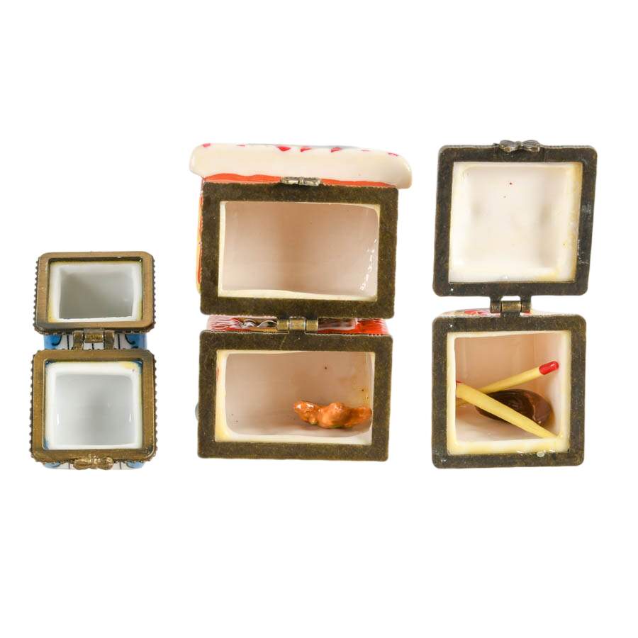 Eight Travel and Holiday Porcelain Jewelry Boxes-7