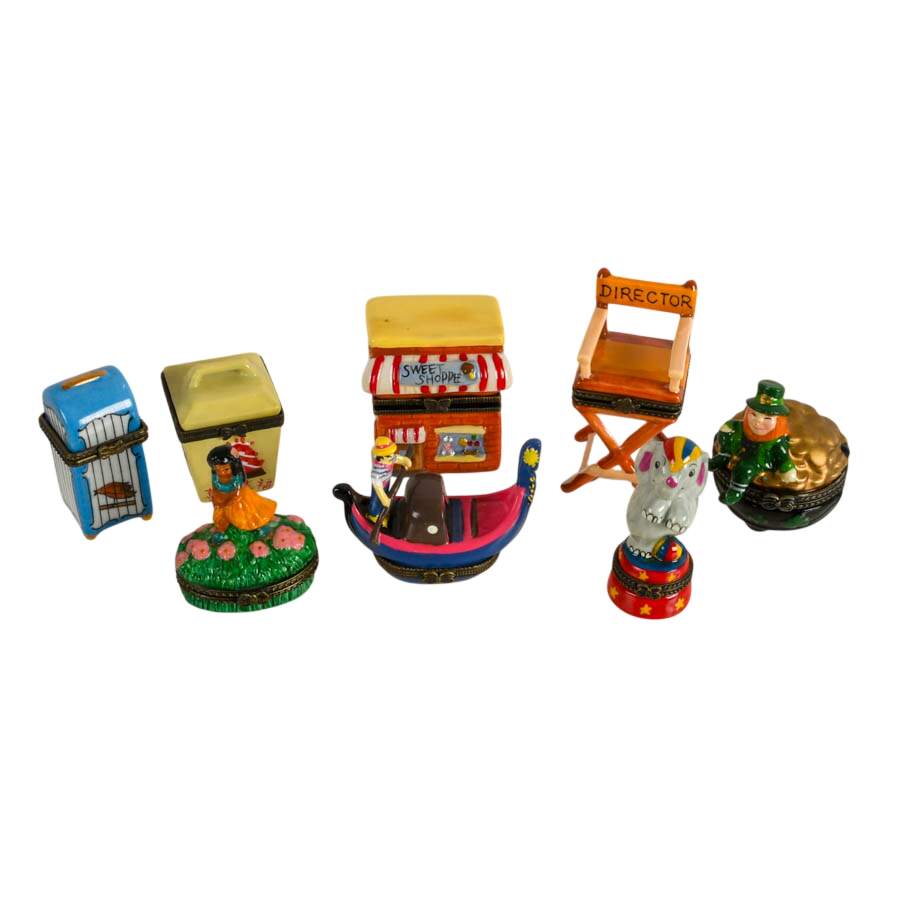 Eight Travel and Holiday Porcelain Jewelry Boxes-1
