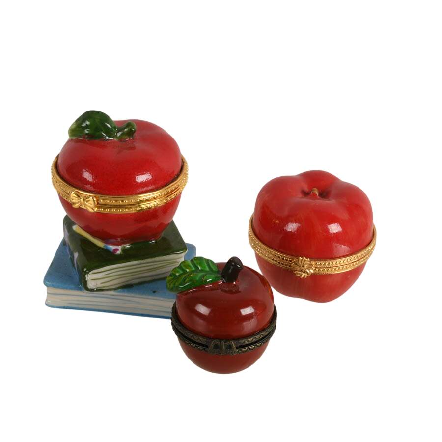 Seven-Piece Porcelain Teacher's Accessories Jewelry Boxes-5