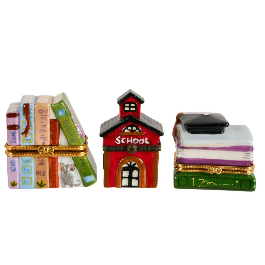 Seven-Piece Porcelain Teacher's Accessories Jewelry Boxes-4