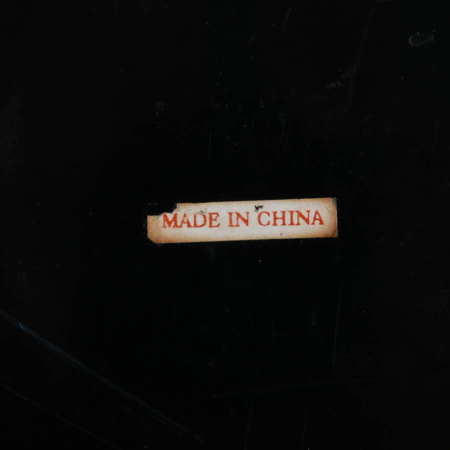 Mid-Century Chinese Red Lacquer Shard Box-11