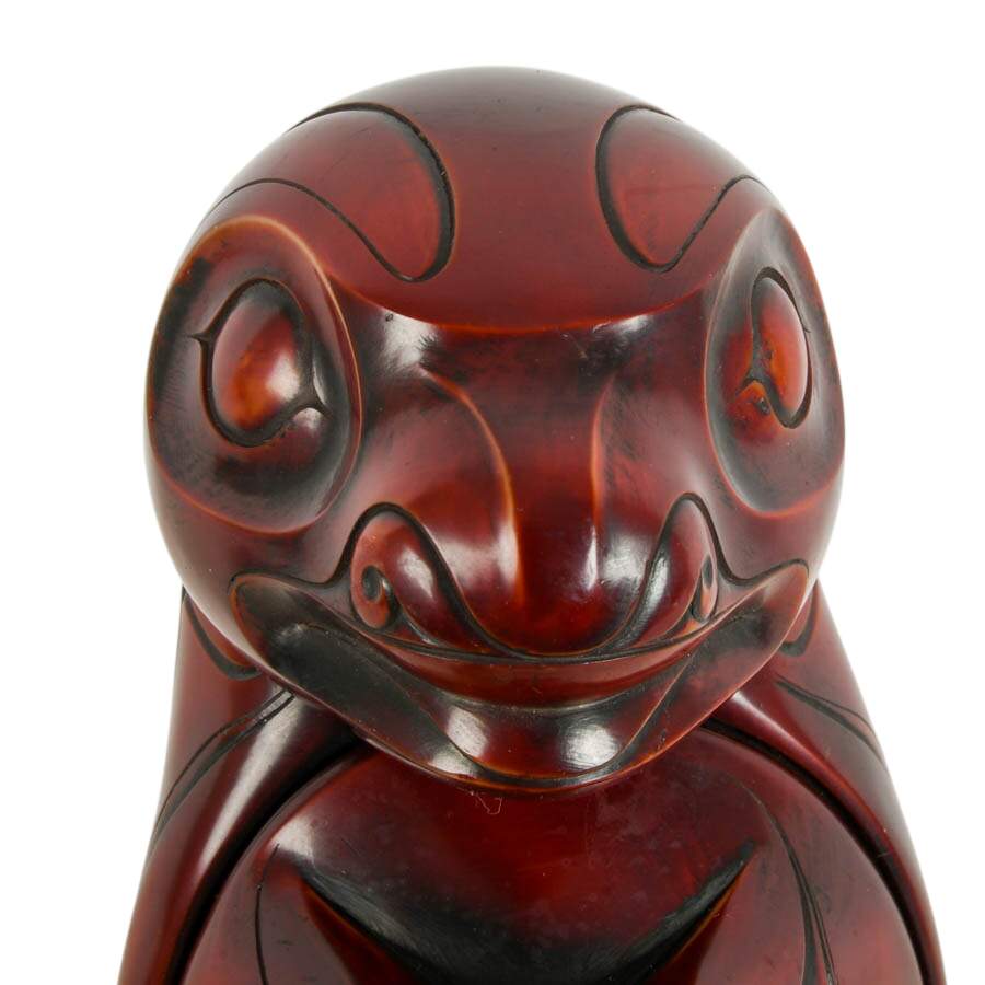 Boma Inuit Seal Resin "Spirit Box" by Thomas McPhee-4