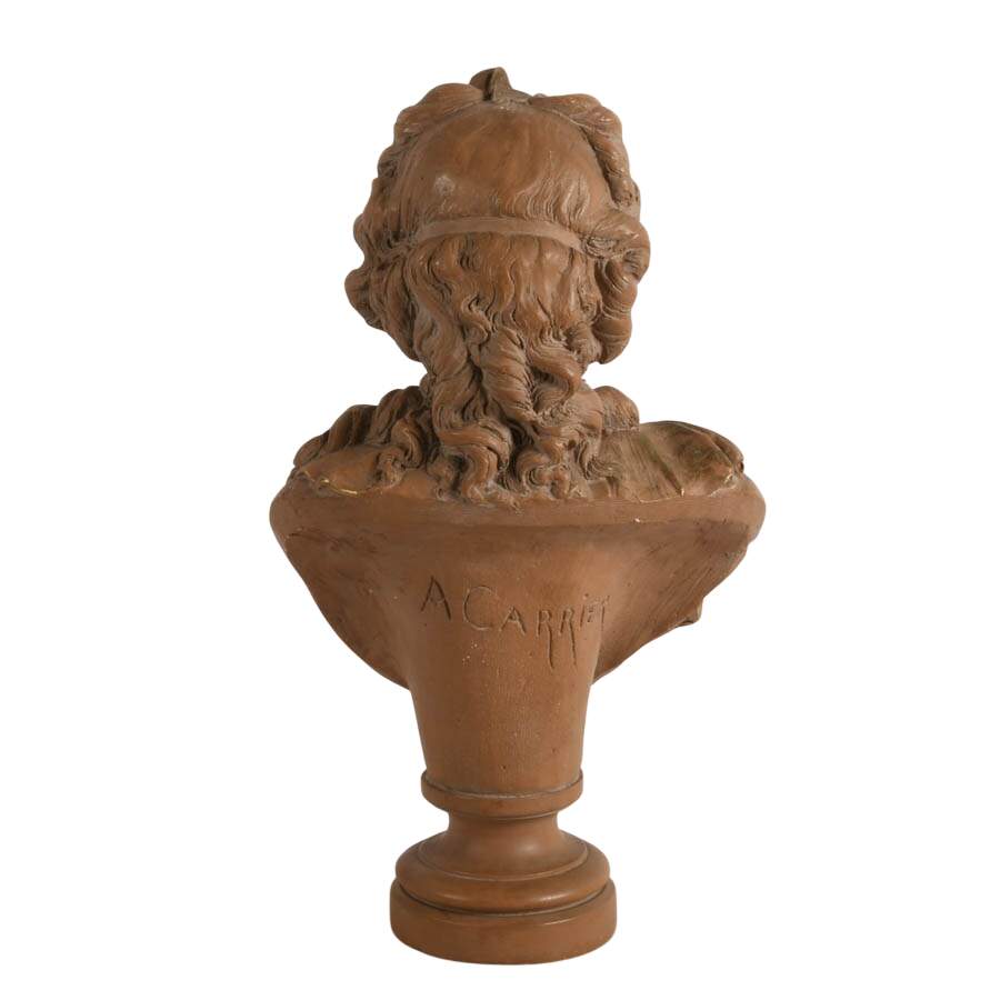 Ceramic Bust of Marie-Antoinette After Albert Ernest Carrier-Belleuse-6