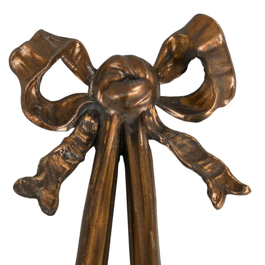 Antique Pair of French Louis XVI-Style Metal Cherub Wall Candleholder-4