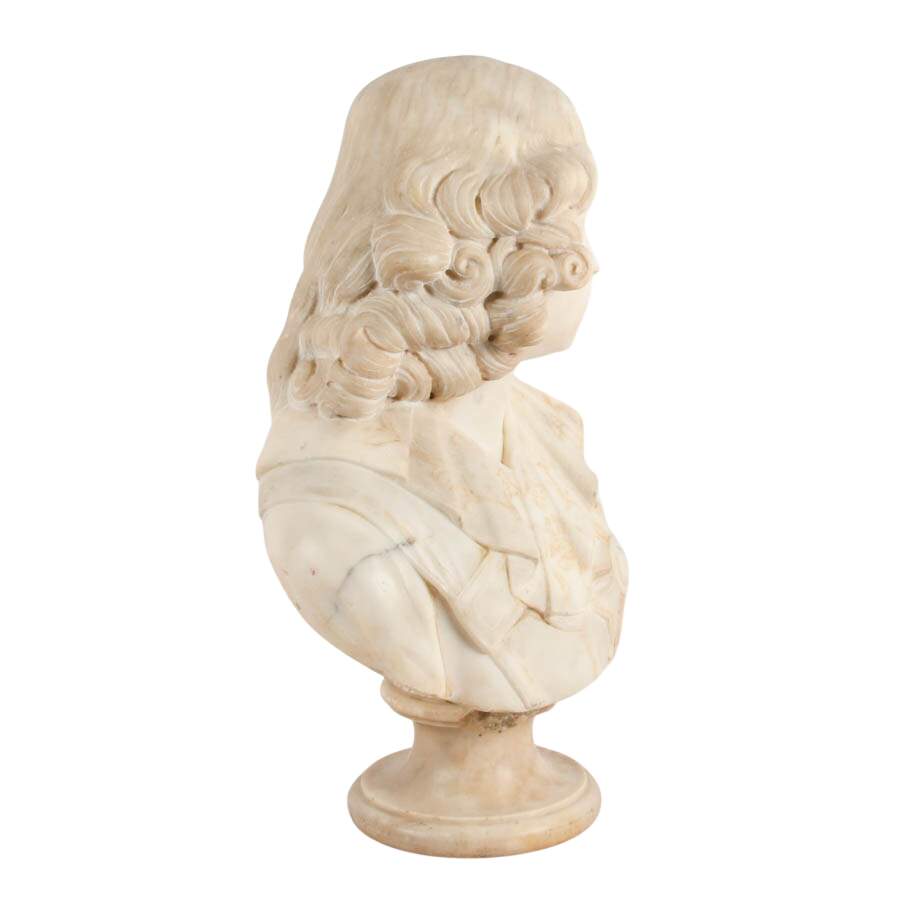 Antique Marble Bust of Napoléon II After François Joseph Bosio-8