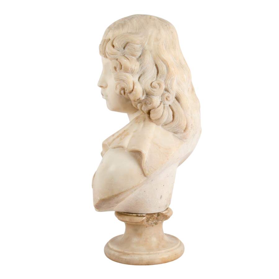 Antique Marble Bust of Napoléon II After François Joseph Bosio-5