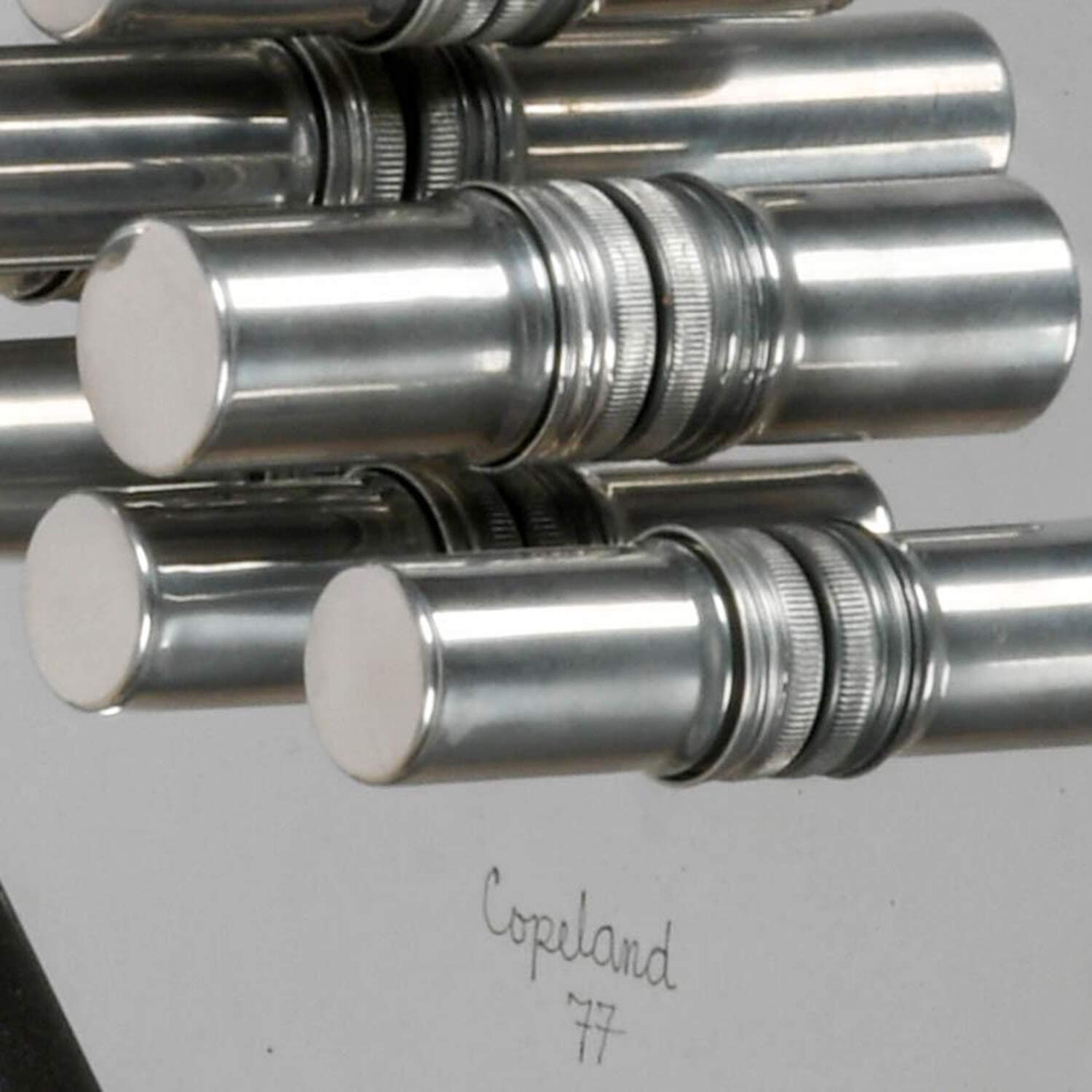 Modernist-Style Chrome Wall Sculpture-3