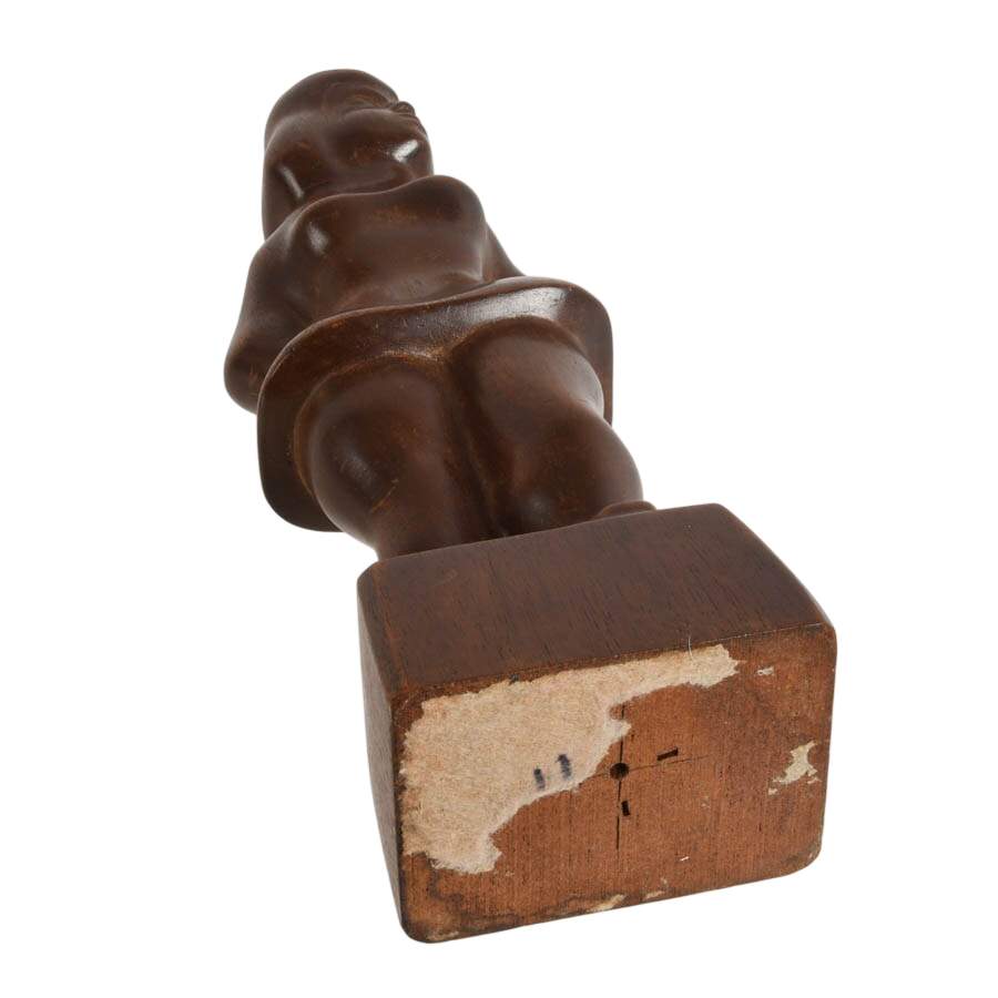 Chaim Gross Carved Wood "Circus Girl" Figure-9