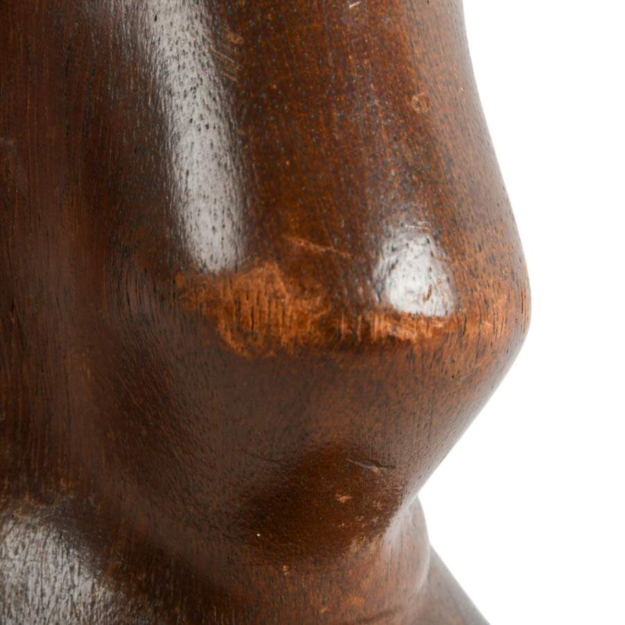 Chaim Gross Carved Wood "Circus Girl" Figure-8