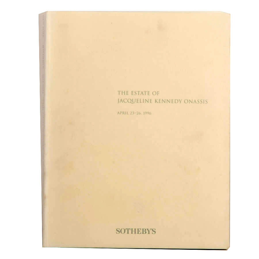 Sotheby's 1996 "Estate of Jacqueline Kennedy Onassis" Auction Catalog-1