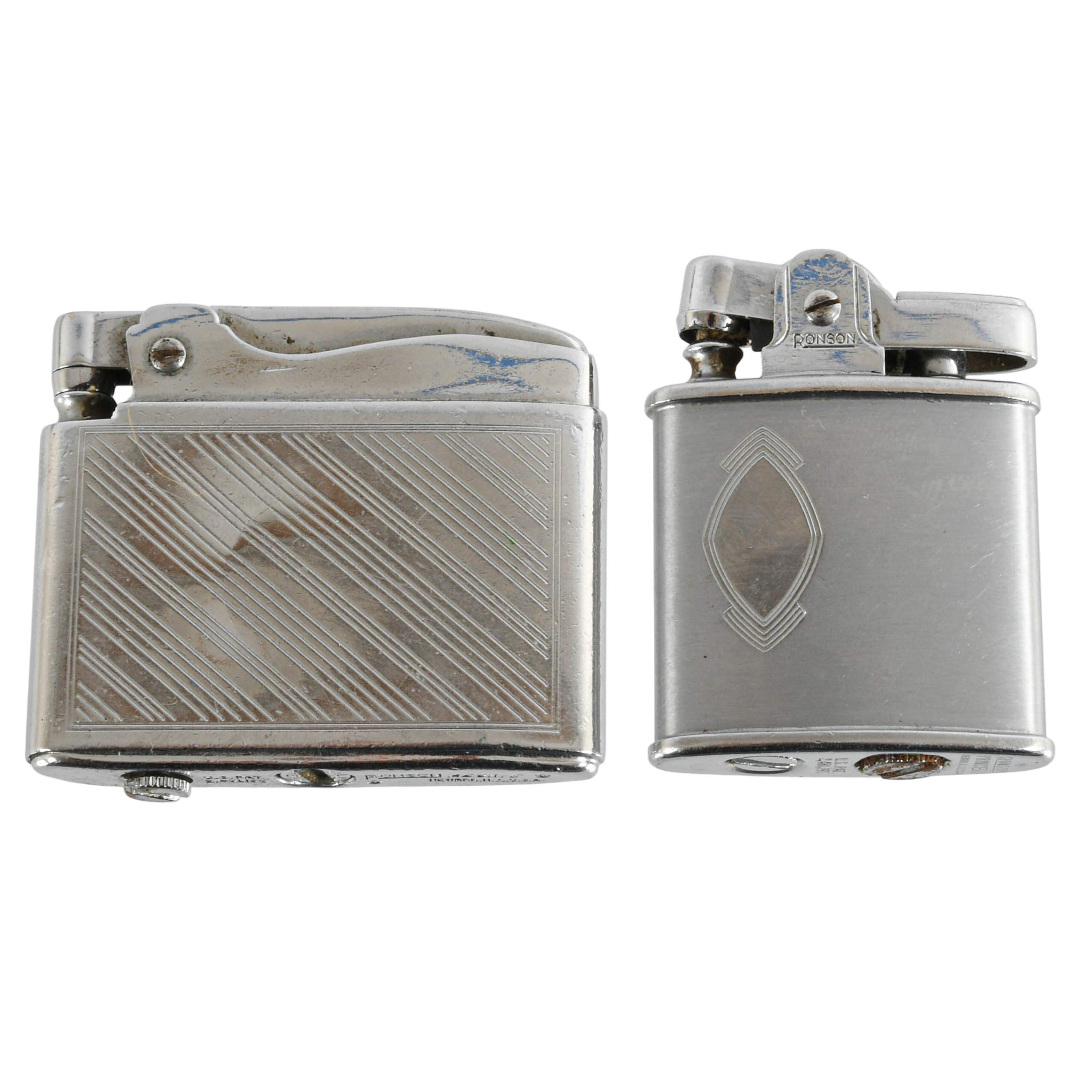 Grouping of Six Ronson Lighters-6