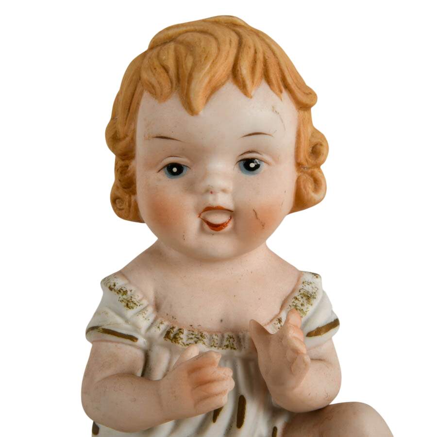 Trio of Japanese Bisque Piano Babies-9