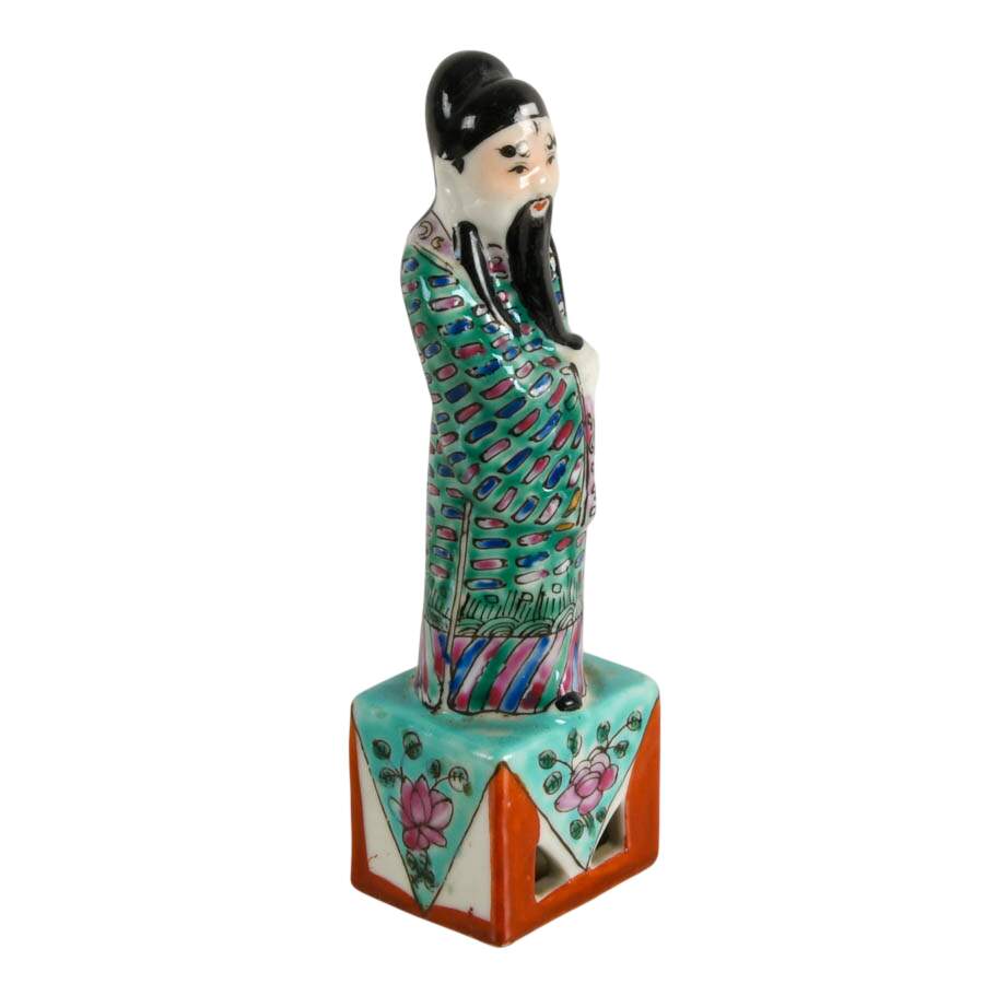 Antique Chinese Immortal Li Tieguai Porcelain Figure-5