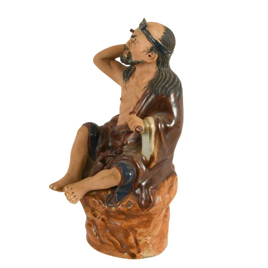 Antique Chinese Shiwan Li Tieguai Porcelain Figure-2