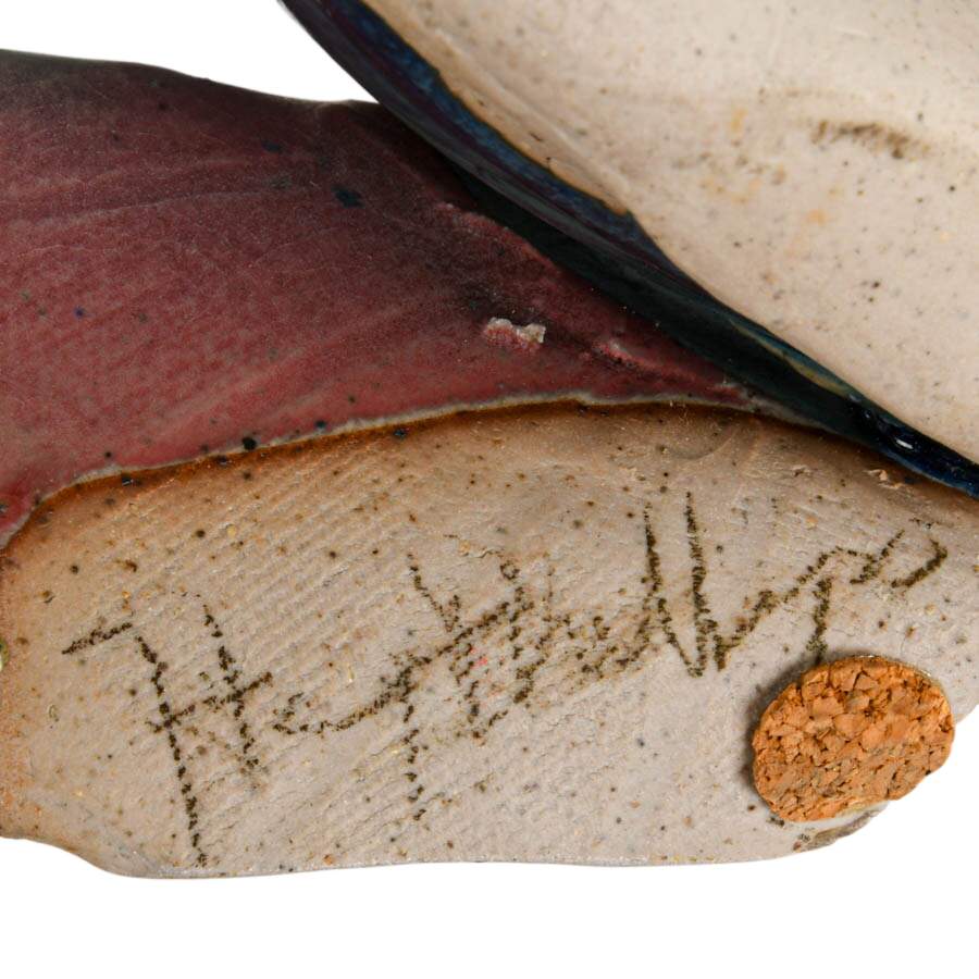 Signed Harry Guthrie Phillips Ceramic Fish Sculpture-5