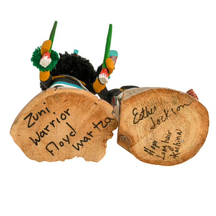 Pair of Signed Hopi and Zuni Warriors-6
