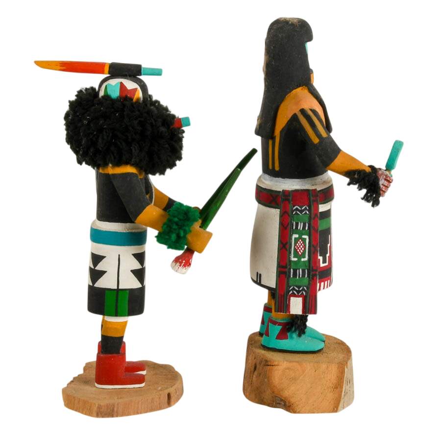 Pair of Signed Hopi and Zuni Warriors-4