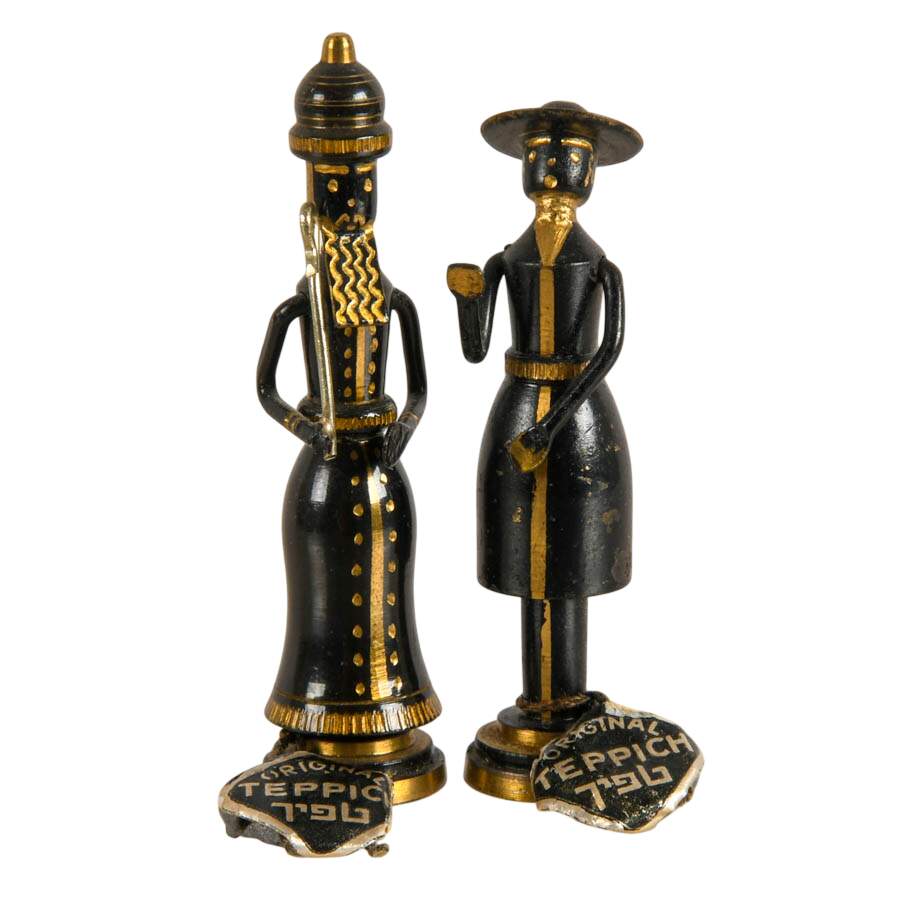 Set of Three Hans Teppich Brass Biblical Male Figurines-8