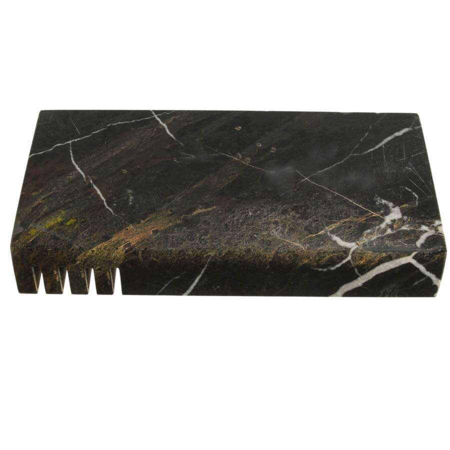 Black Marble Inkwell and Letter Set-7