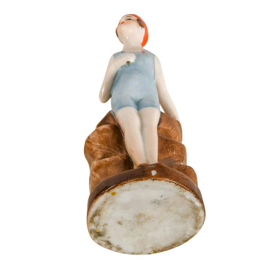 Art Deco Bathing Beauty Hat Pin Holder-6