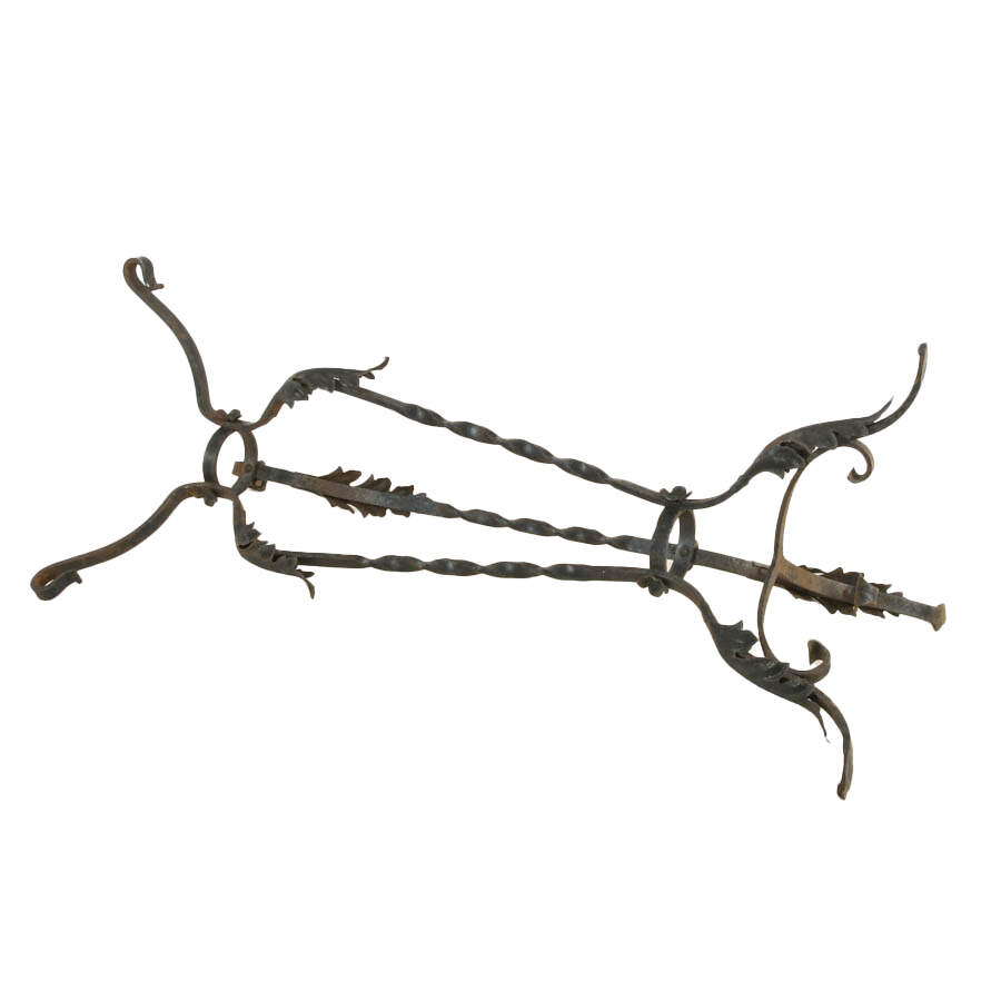 Early 20th Century Wrought Iron Plant Stand-8