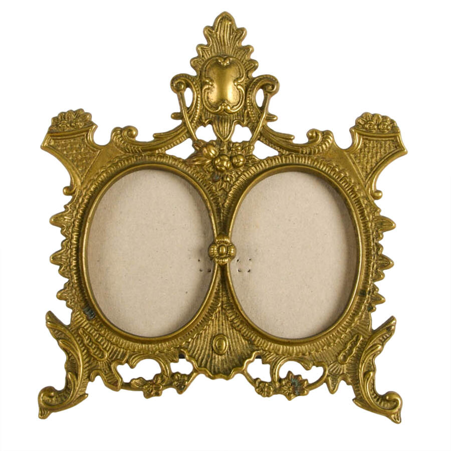 Victorian-Style Baroque Double Picture Dresser Frame-2