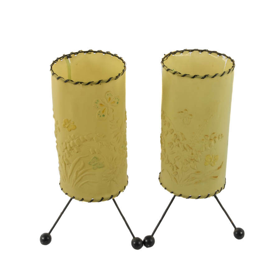 Pair of Mid-Century Modern Stick and Ball Table Lamps-3