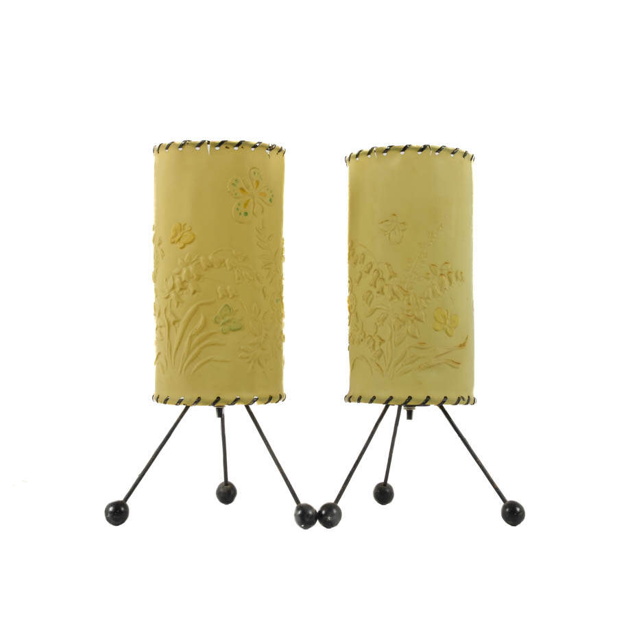 Pair of Mid-Century Modern Stick and Ball Table Lamps-2