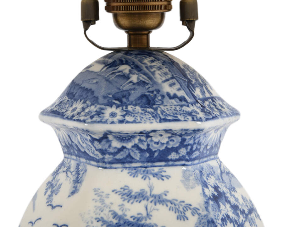 Staffordshire Porcelain Table Lamp-3