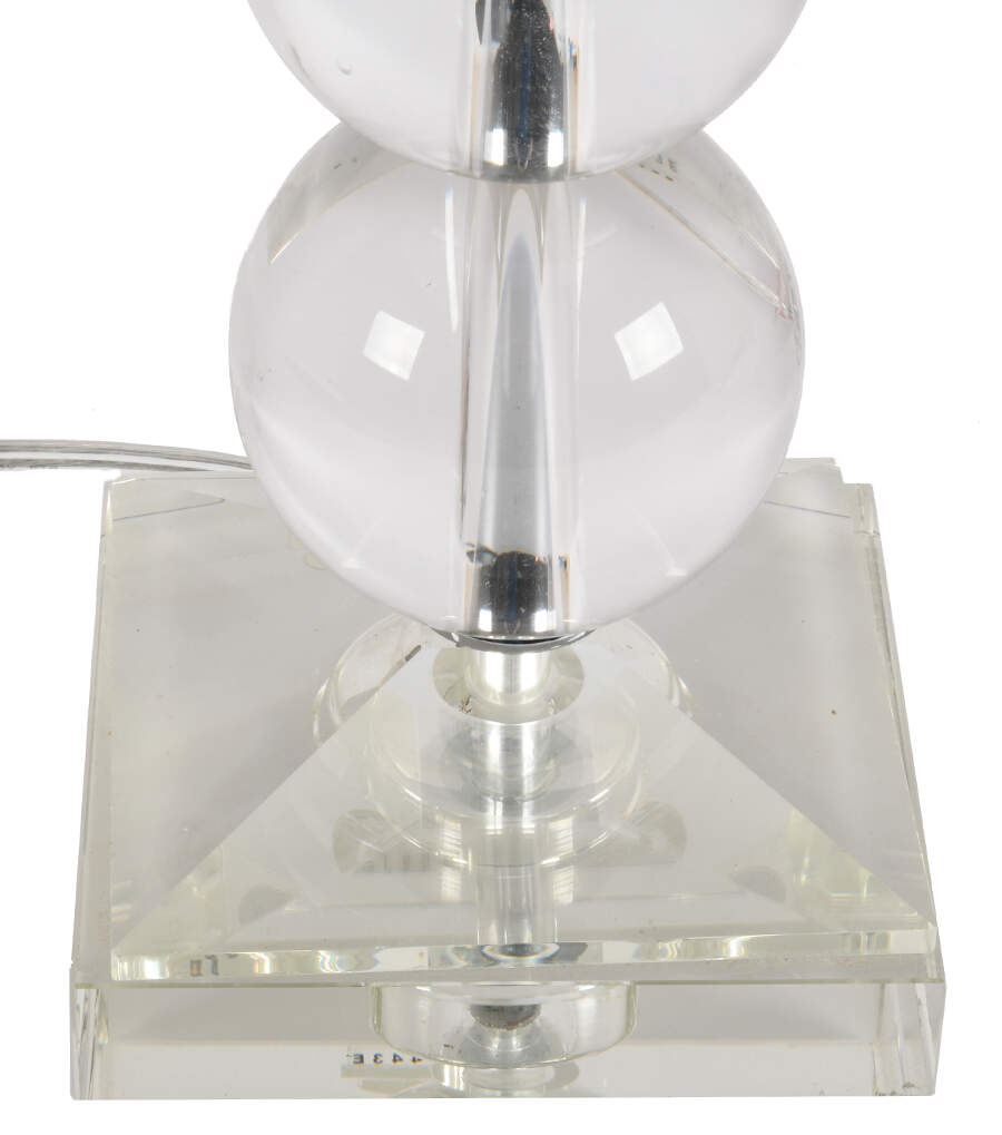 Mid-Century Stacked Acrylic Spheres Table Lamp-4