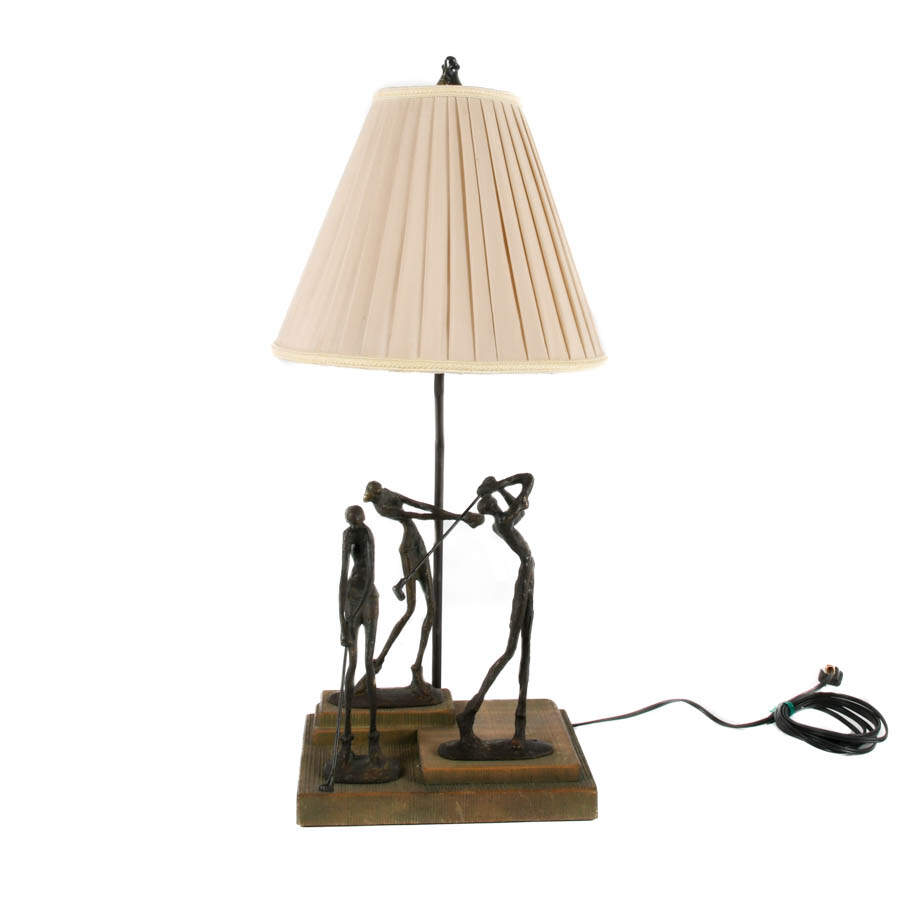 Frederick Cooper Bronze Golf Swing Table Lamp-1