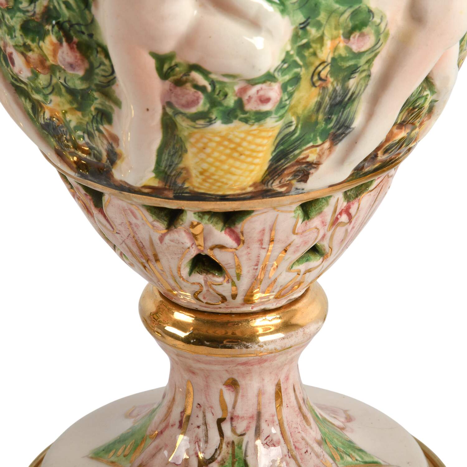 Pair of Porcelain Capodimonte Table Lamps-8