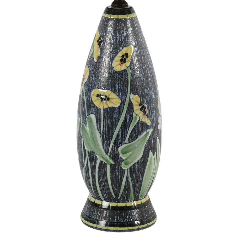 Mid-Century Modern Swedish Pottery Table Lamp-4