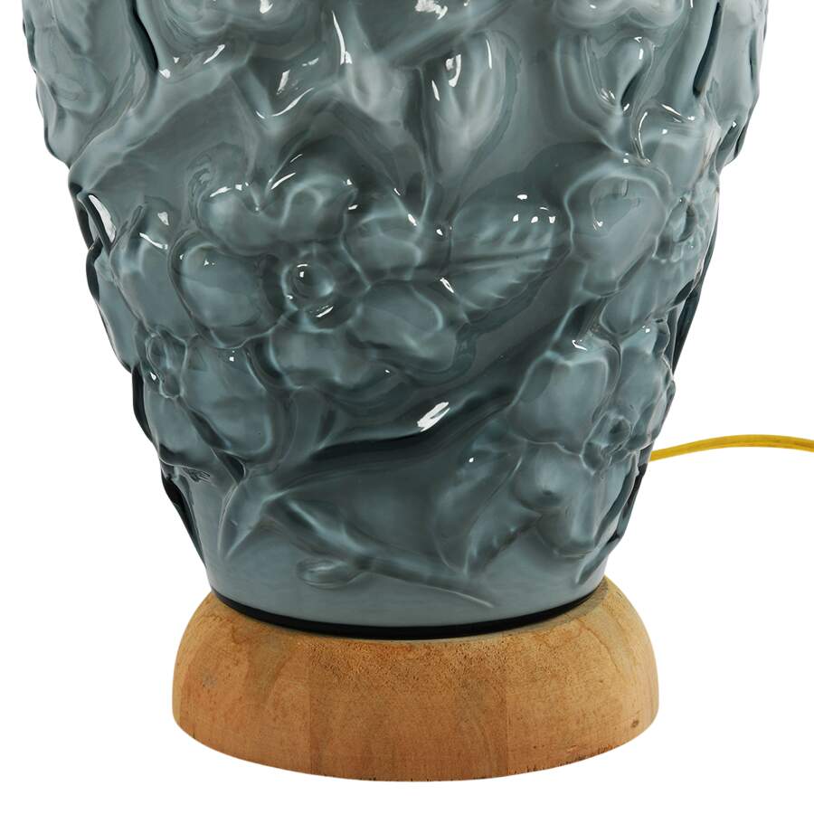Fenton Converted Art Glass Vase Lamp-4