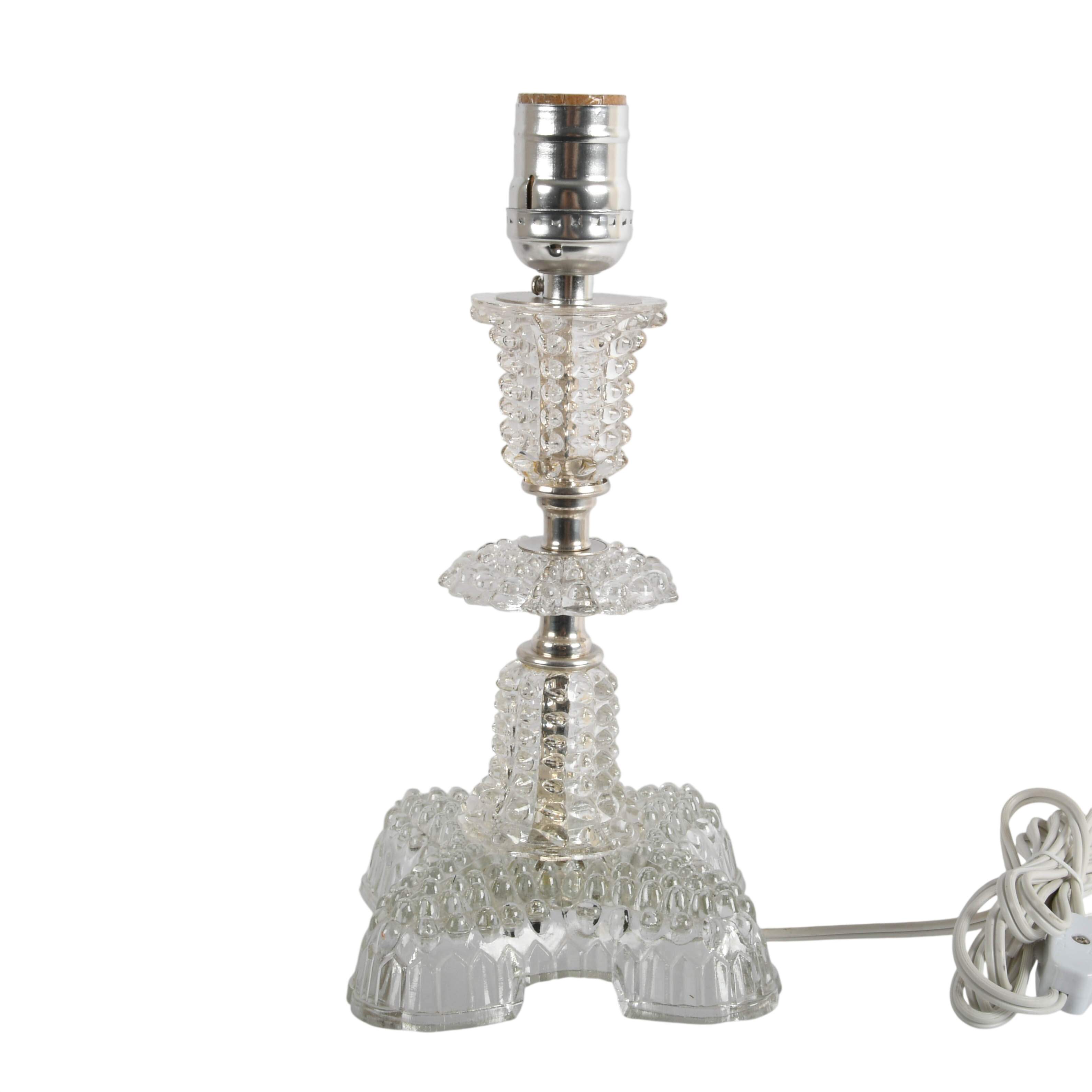 Pair of Pressed Crystal Boudoir Lamps-3
