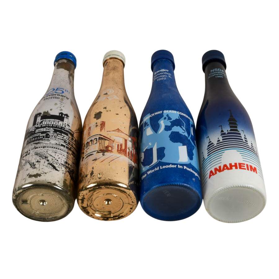 Set of Four American City NSDA Convention Commemorative Bottles-7