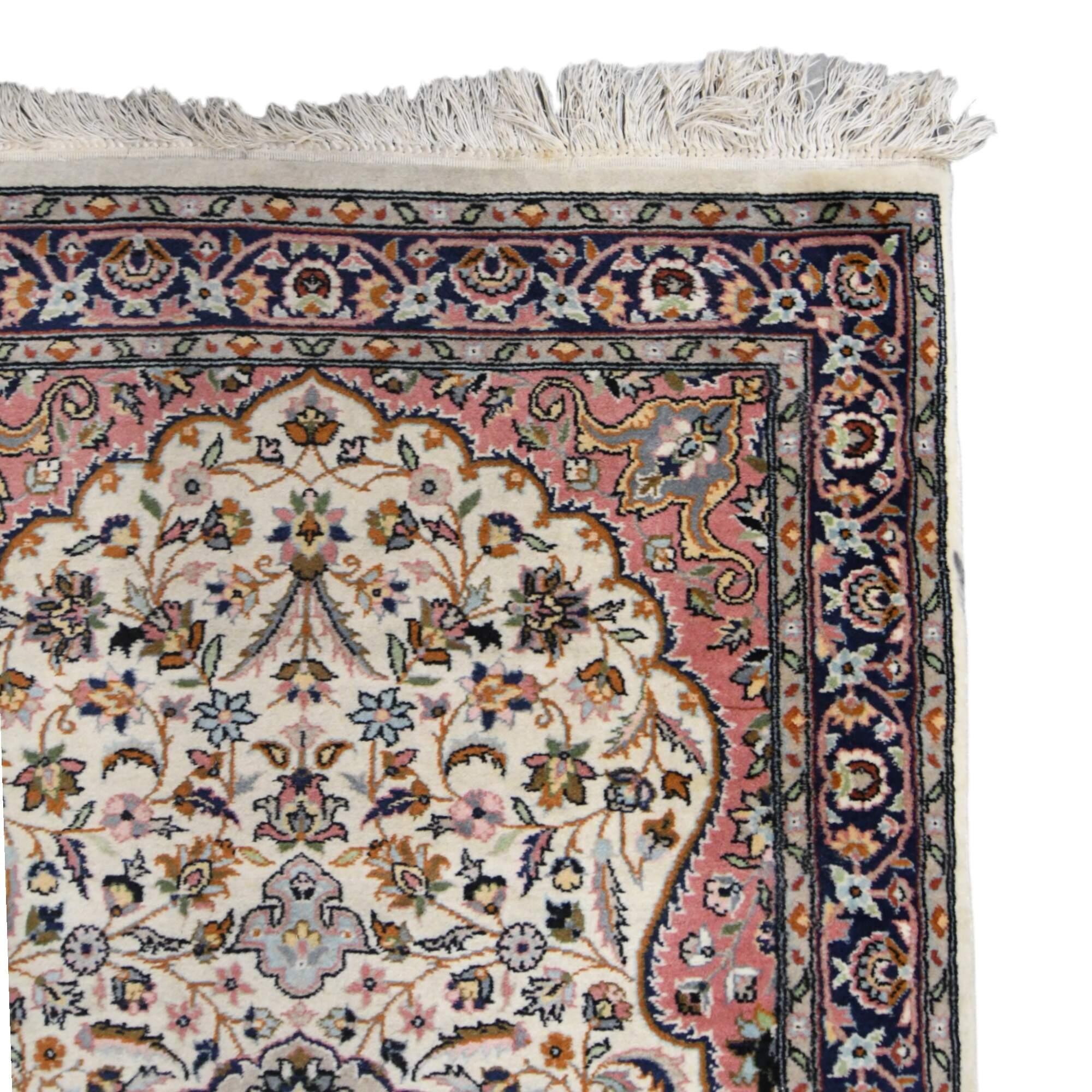 Persian Lachak Toranj Medallion Wool Runner Rug-4