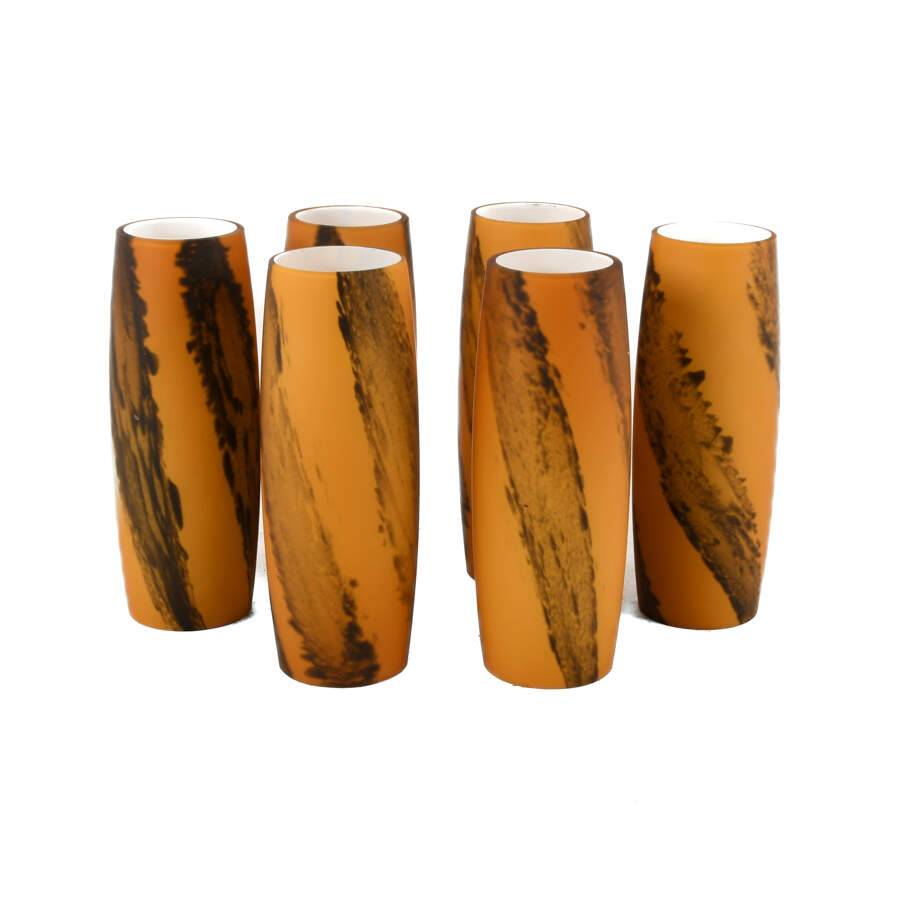 Set of 6 Glass Shade Covers-4