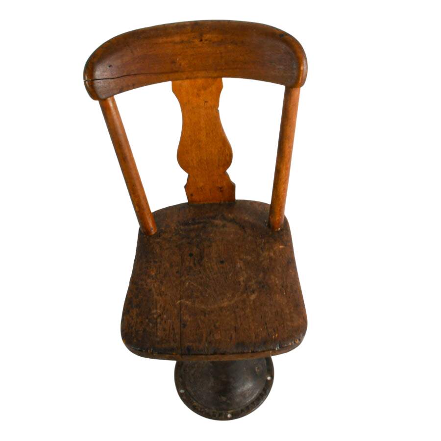 Antique Child's School Chair-10