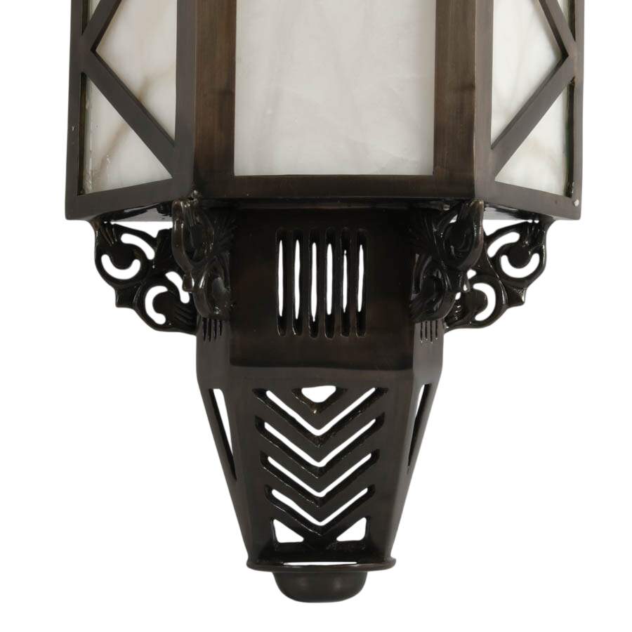 Brass and Alabaster Wall Shade-2